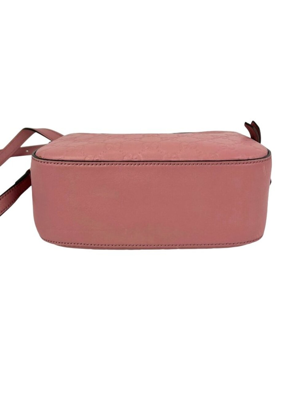 Gucci Guccissima Camera Pink Leather Crossbody Bag - Picture 11 of 15